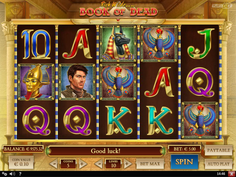 Book of Dead main — official game image