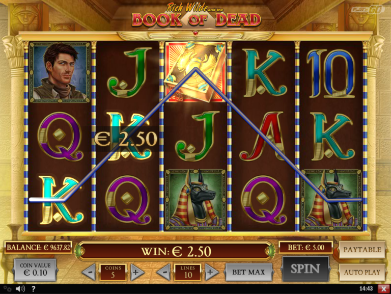 Book of Dead win — official game image