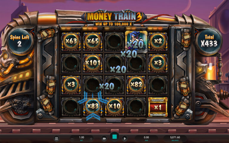 Money Train 3 free spins — official game image