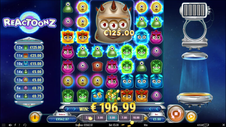 Reactoonz feature — official game image